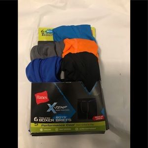 Price Firm! Hanes Boys X-Temp Boxer Briefs XL